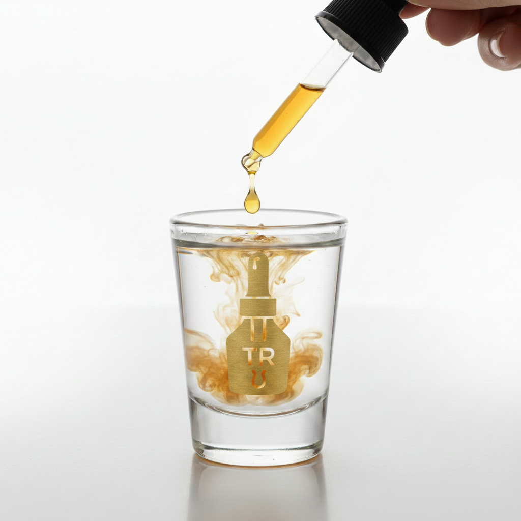 1.5 oz Tincture Shot Glass - Swirl Effect