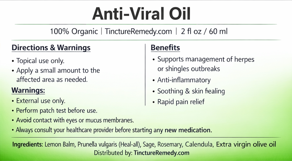 Anti-Viral Oil