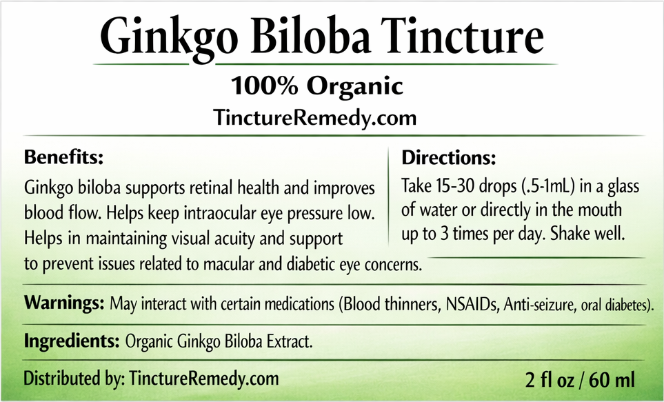 Ginkgo Biloba Tincture