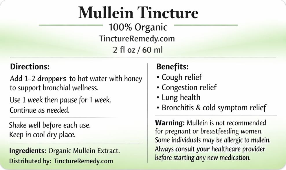 Mullein Tincture