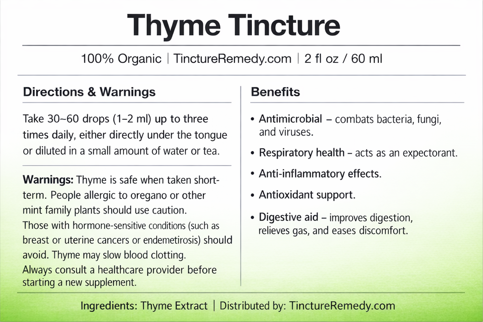Thyme Tincture